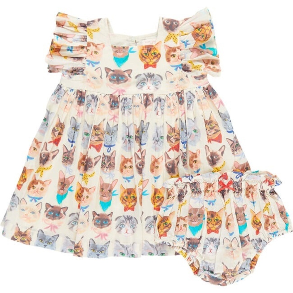Pink Chicken Cool Cat Dress NWT